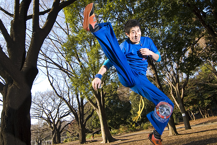 capoeira shingo jumping kick